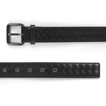 Tresmode Zeg Black Men's Leather Belt
