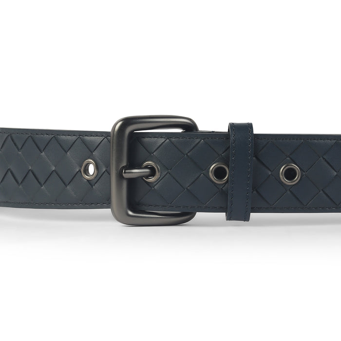 Tresmode Zeg Blue Men's Leather Belt