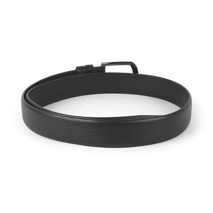 Tresmode Zer Black Men's Leather Belt