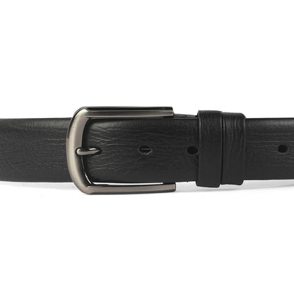 Tresmode Zer Black Men's Leather Belt