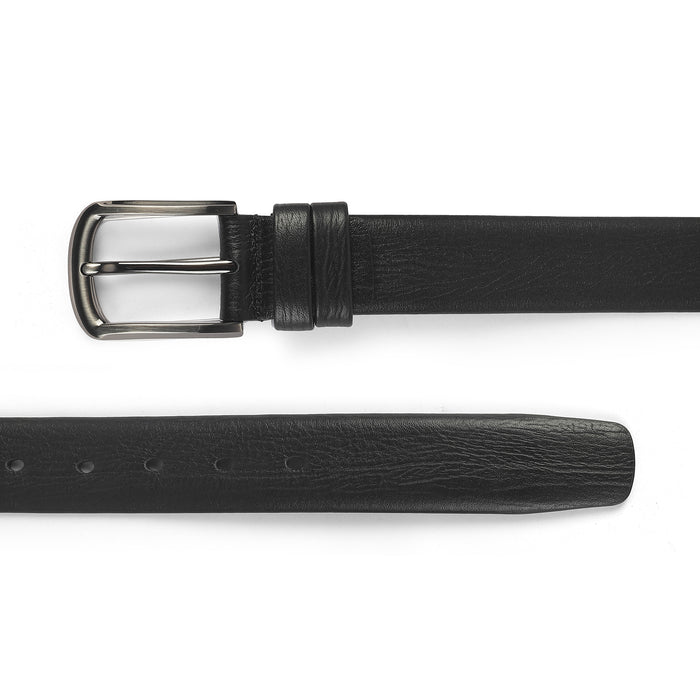Tresmode Zer Black Men's Leather Belt
